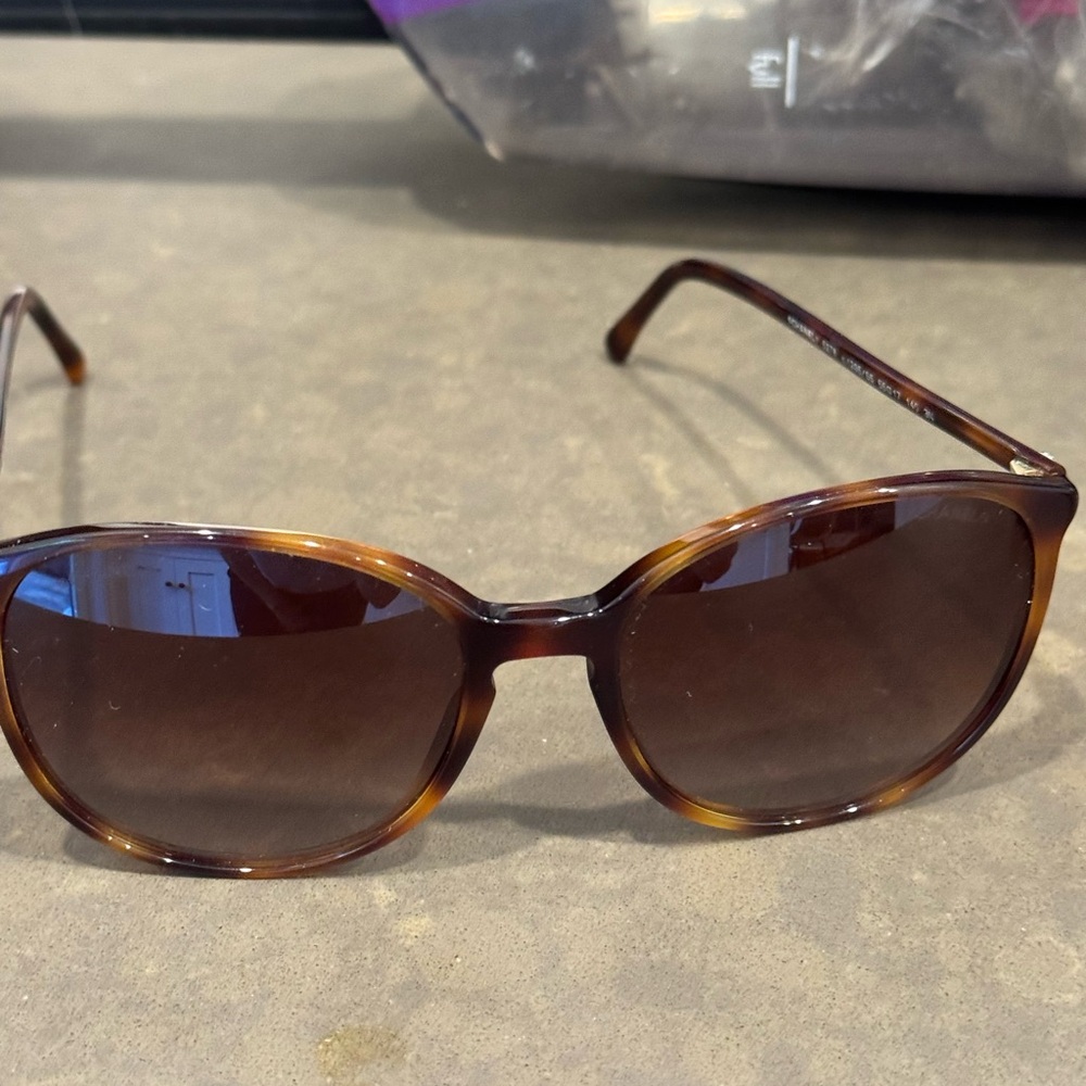 Chanel Tortoise Shell Sunglasses